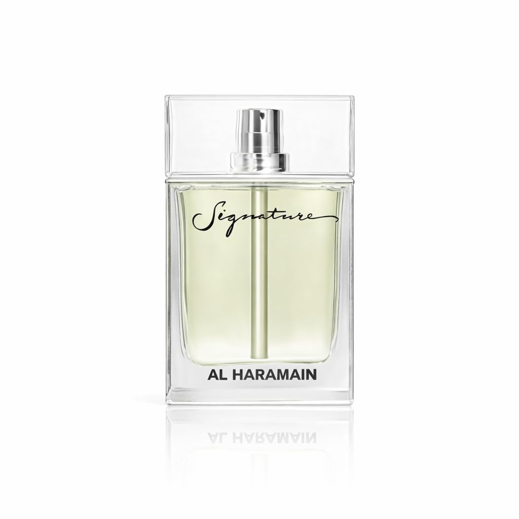 Al Haramain Signature - Arabian Perfume for Women and Men - Unisex Perfume - Long Lasting Perfume for Men and Women - Oriental Floral Scent - 3.3 oz