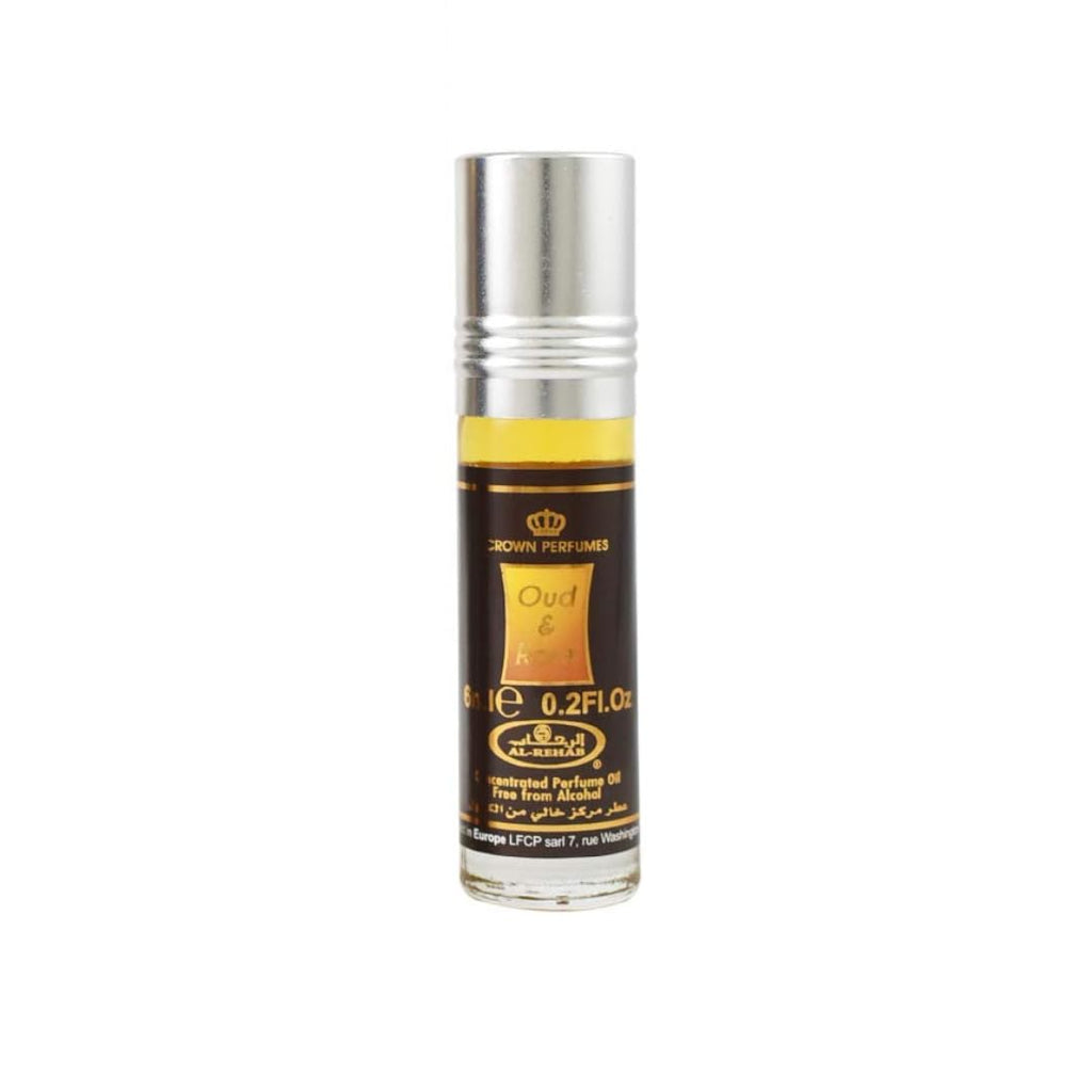 Oud & Rose Trio – Al Rehab Attar Oil 3-Pack 6ml
