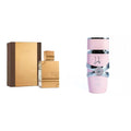 Al Haramain Amber Oud Gold Edition for Women Eau de Parfum Spray, 6.7 Ounce & Lattafa Yara for Women Eau de Parfum Spray, 3.40 Ounce Bundle