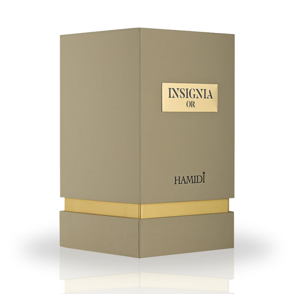 Hamidi INSIGNIA OR Eau De Parfum Spray 105ML (3.5 OZ) - Long Lasting Perfume for Women & Men, Captivating & Harmonious Blend, Unisex Perfume