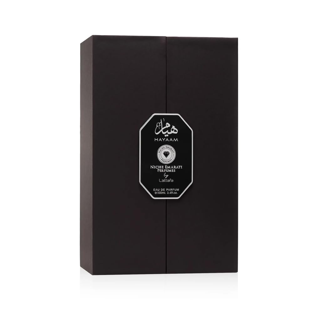 Lattafa Niche Emarati Hayaam – Marine, Citrus, Floral, Woody – Eau de Parfum Long-Lasting Fragrance for Everyone, 3.4 Ounce / 100 ml