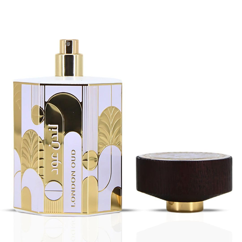 Ard Al Zaafaran London Oud Eau De Parfum Spray 100ml (3.4 oz) Long Lasting Arabian Perfumes For Women, Signature Ladies Perfume with Vanilla, Iris, Cinnamon & Oud Notes - Exotic & Refined Fragrance