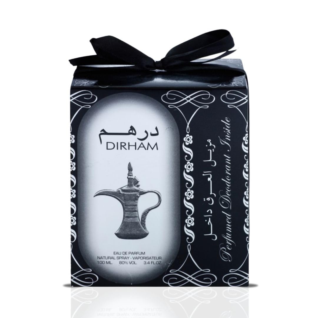 Ard Al Zaafaran Dirham Eau De Parfum Spray 100ML (3.4 OZ) With Deodorant 50ML Long Lasting Unisex Scent, Exquisite Aroma.