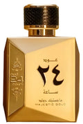 Ard Al Zaafaran Oud 24 Hours Majestic Gold Eau de Parfum Spray for Unisex, 3.4 Ounce