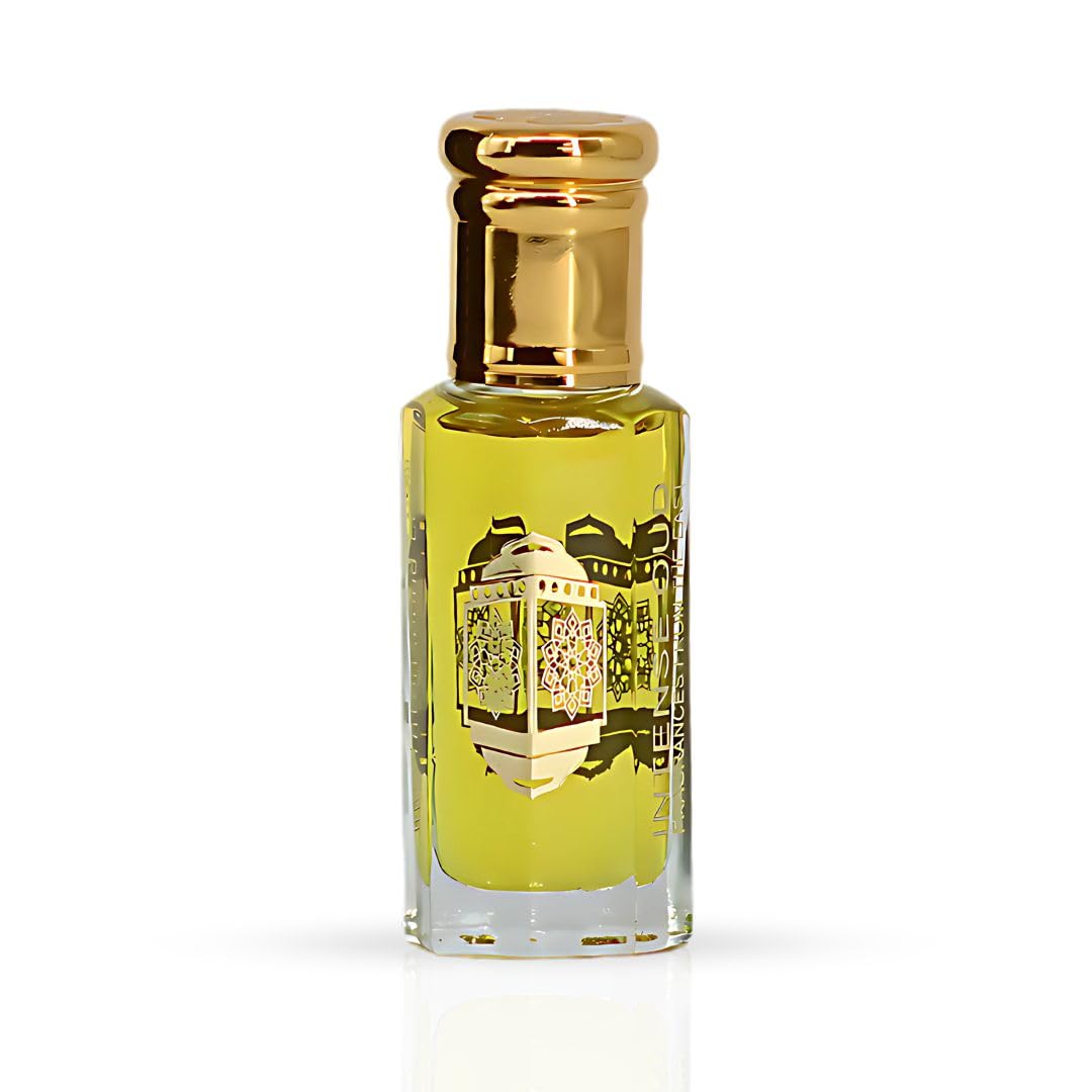INTENSE OUD Chances Long Lasting Arabian Perfume Oils for Women 12ML (0.40 OZ) Fragrance Oil with Citron, Jasmine & Woody Notes - Premium Concentrated Perfume Oil & Valentines Day Gift With Black Box