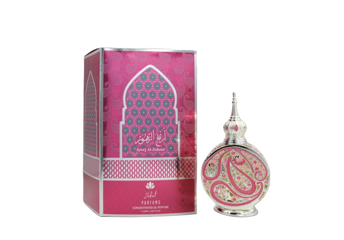 Areej Al-Zohour Concentrated Oil Perfume, Pink-women- 20ml ByZakat