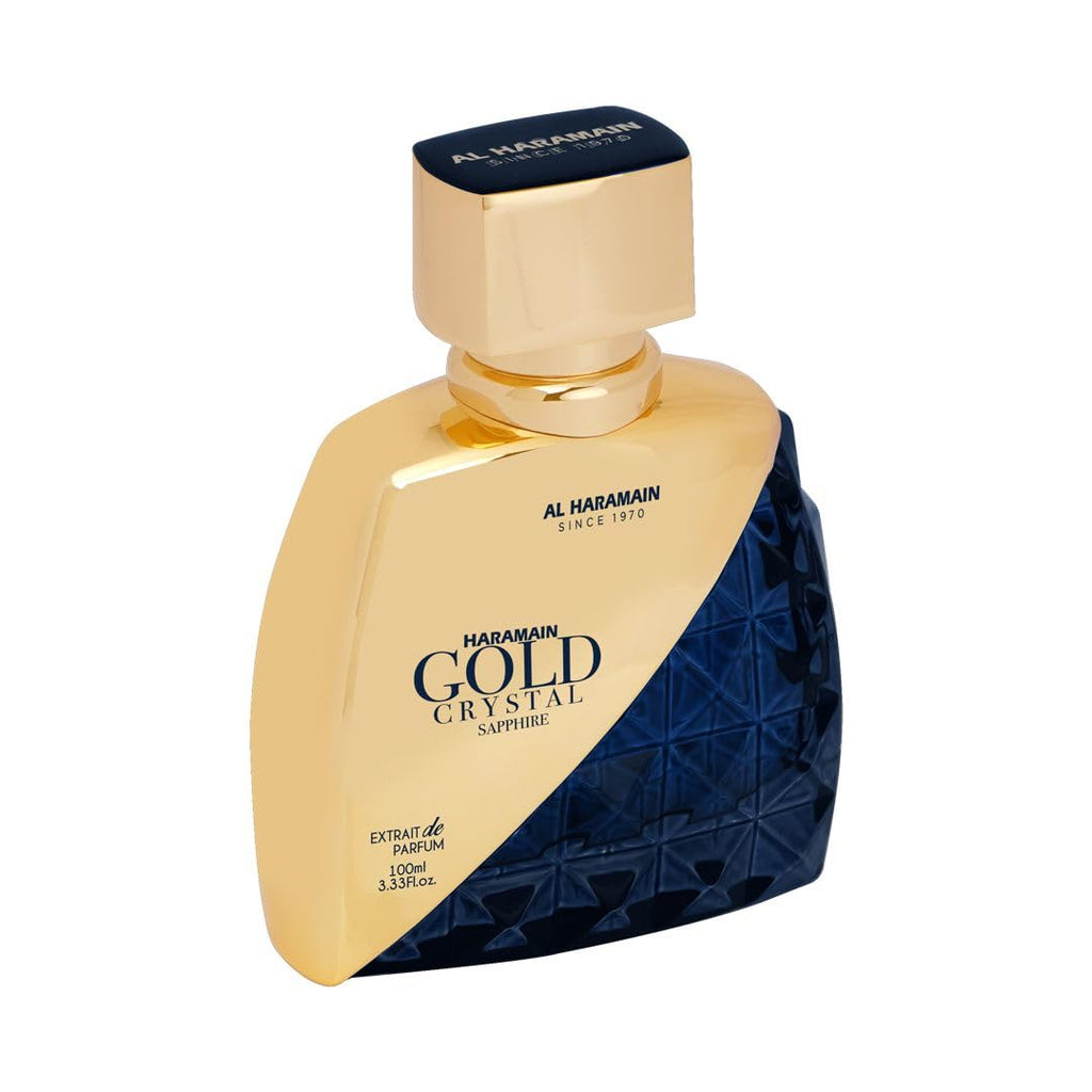 Al Haramain Gold Crystal Sapphire Extrait de Parfum Spray for Women, 3.4 Ounce
