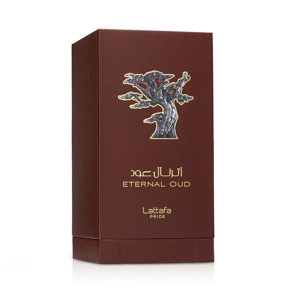 Lattafa Pride Eternal Oud for Unisex Eau de Parfum Spray, 3.4 Ounce