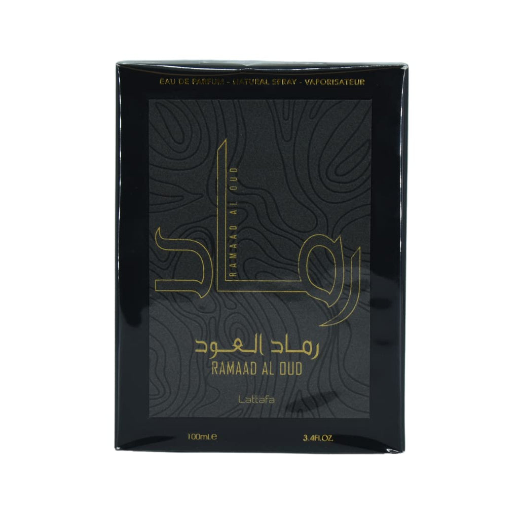 Lattafa Ramaad Al Oud Eau de Parfum Spray for Unisex, 3.4 Ounce