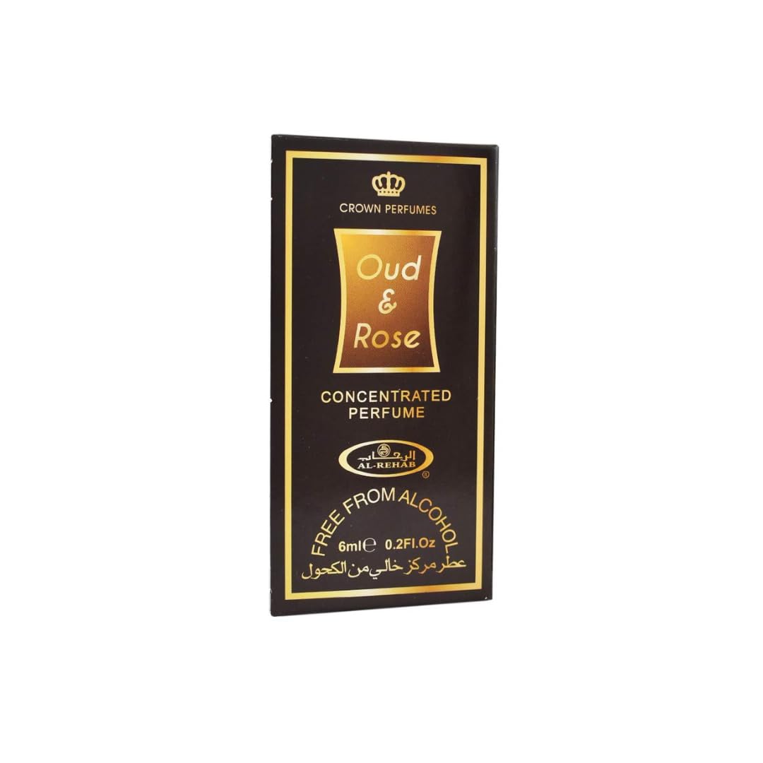 Oud & Rose Trio – Al Rehab Attar Oil 3-Pack 6ml