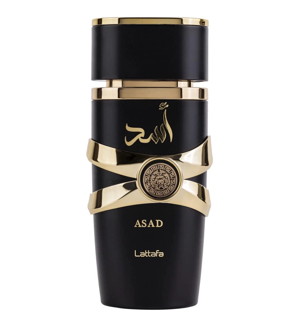 Lattafa Asad Eau de Parfum Spray 3.4oz and Afnan 9 PM Eau de Parfum Spray 3.4oz Fragrance Bundle for Men and Women