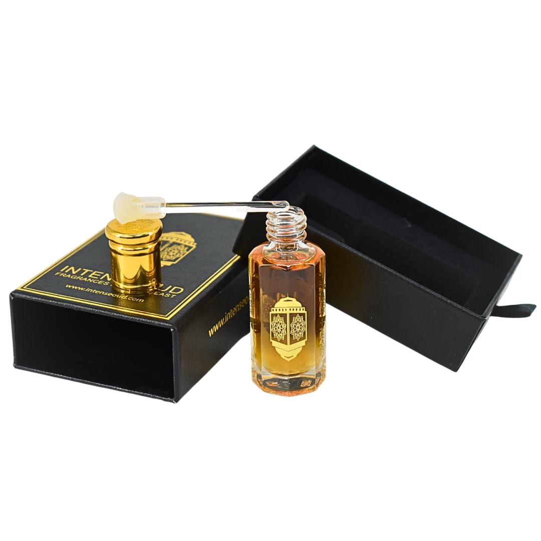 INTENSE OUD Poison Girl Arabian Perfume Oil for Women, Long Lasting Alcohol-Free Concentrated Fragrance, 12ml (0.40 oz) in Black Gift Box, Orange & Vanilla Notes