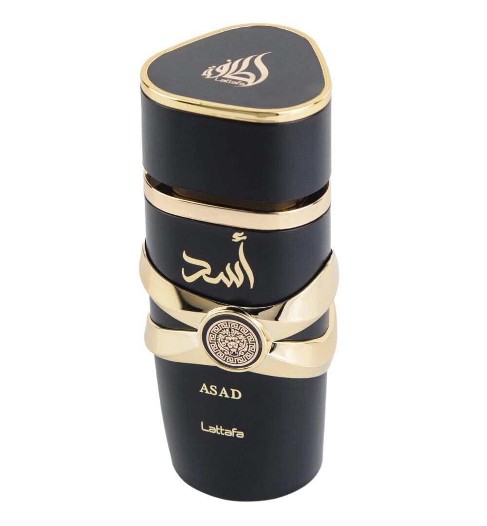 Lattafa Asad Eau de Parfum Spray 3.4oz and Afnan 9 PM Eau de Parfum Spray 3.4oz Fragrance Bundle for Men and Women