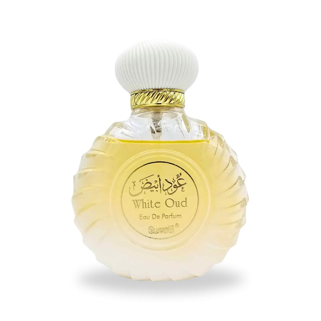 Surrati White Oud Eau De Parfum Spray 100ML (3.38 OZ) – Long Lasting Arabian Perfume For Men with Rich Tobacco, Oud, Leather & Saffron Notes – Exotic & Premium Perfume Men Will Love