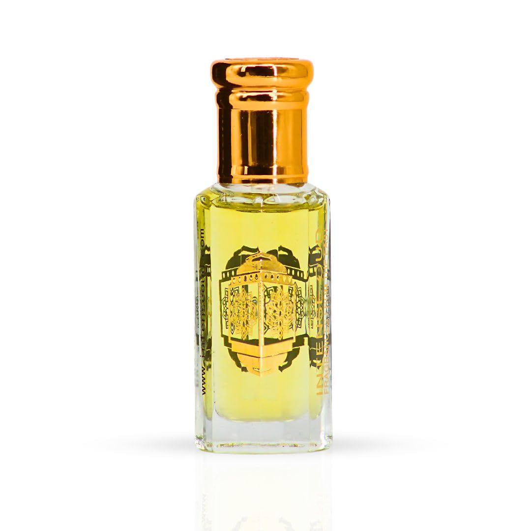 INTENSE OUD Mukhallat Al Najm Arabian Perfume Oils for Women 12ML (0.40 OZ) – Luxurious Fragrance Oil with Rose & Amber Notes – Concentrated Perfume Oil & Valentines Day Gift With Black Box