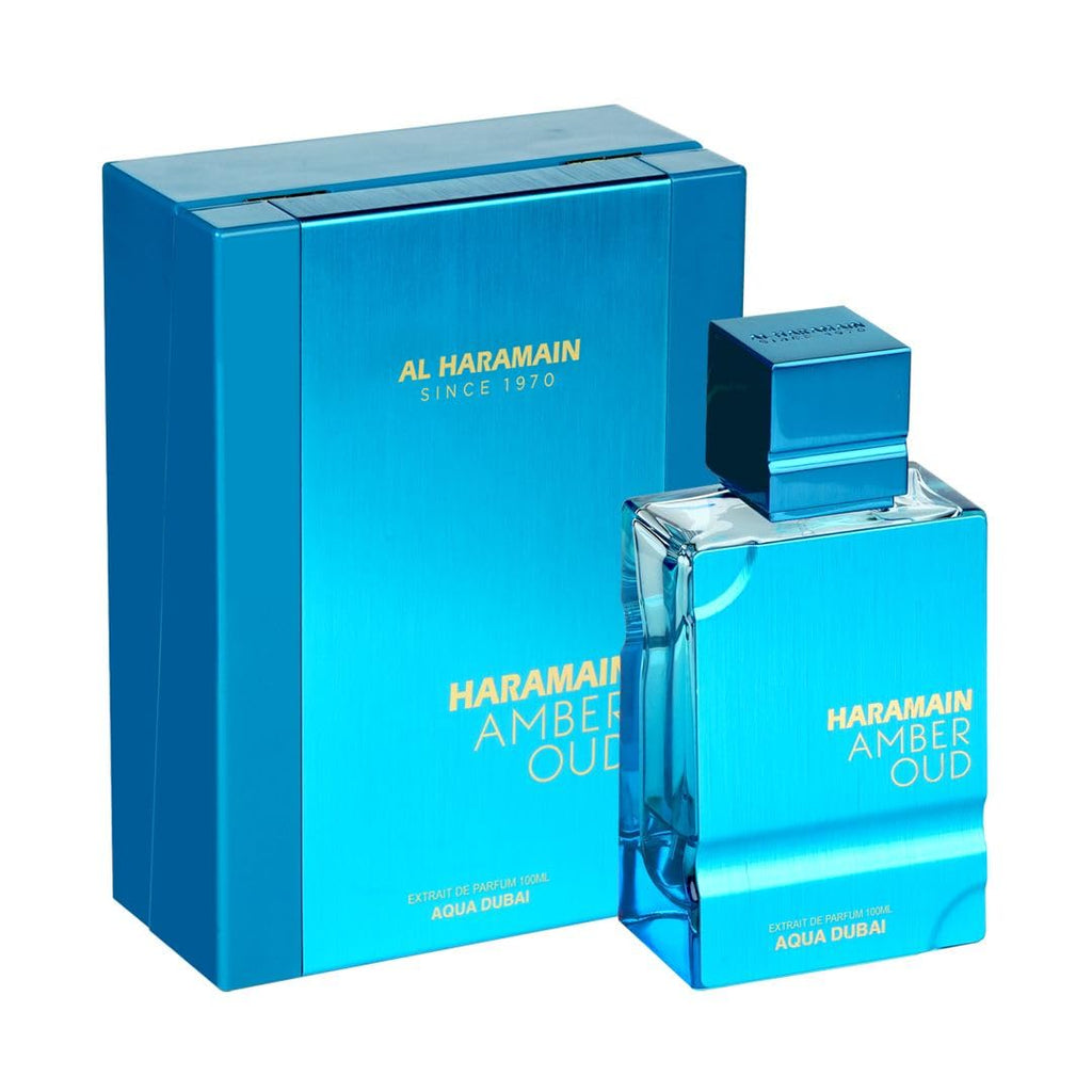 Al Haramain Amber Oud - Aqua Dubai - Oud Cologne for Men - Amber Perfume for Men - Long Lasting Perfume with Bergamot, Vanilla Fragrances - 3.4oz
