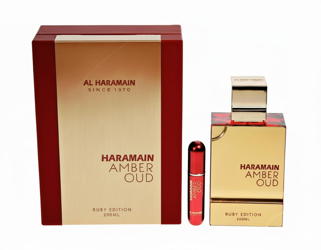 Al Haramain Amber Oud Ruby Edition Eau De Parfum Spray for Unisex, 6.7 Ounce