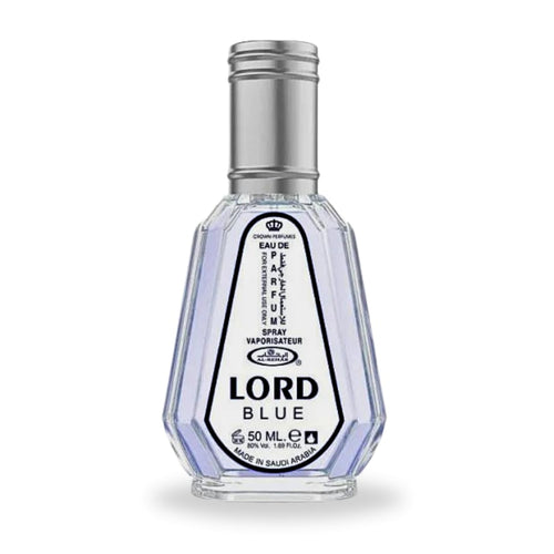 Al Rehab Lord Blue – Spicy, Aromatic, Woody, Amber – Eau de Parfum Spray Long Lasting Fragrance for Men, 1.69 Ounce / 50ml