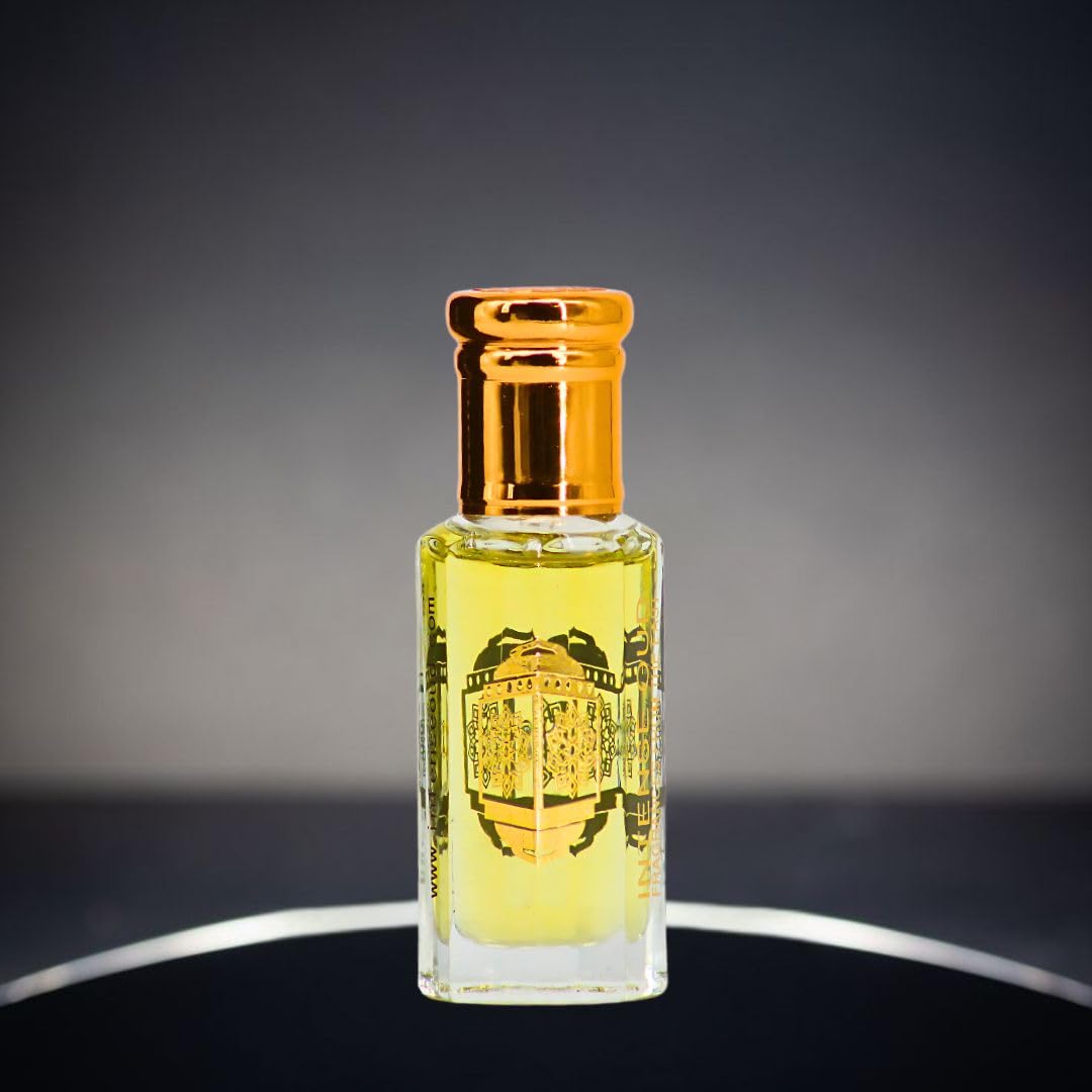 INTENSE OUD Mukhallat Al Najm Arabian Perfume Oils for Women 12ML (0.40 OZ) – Luxurious Fragrance Oil with Rose & Amber Notes – Concentrated Perfume Oil & Valentines Day Gift With Black Box