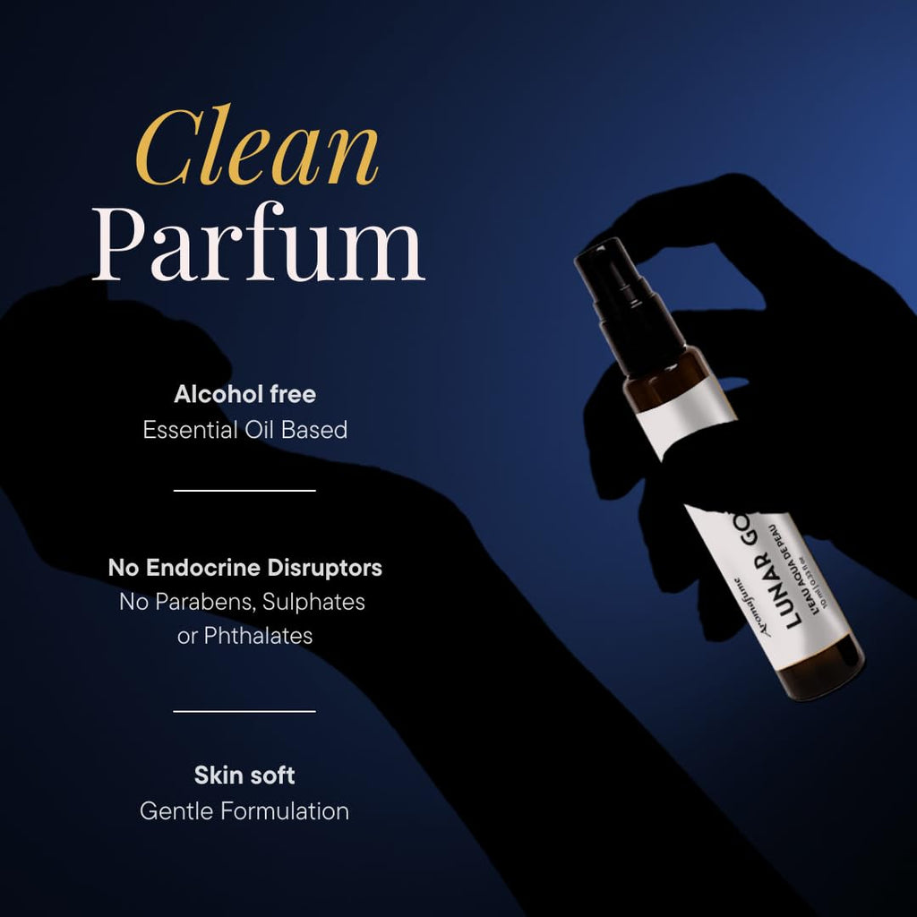 Lunar Goddess | 10ml Perfume | Travel Size | Floral & Spicy | Jasmine, Oakmoss | Alcohol Free, Clean | Eau de Parfum | Luxury Scent | Premium Gifts |Long Lasting Fragrance | Aromafume