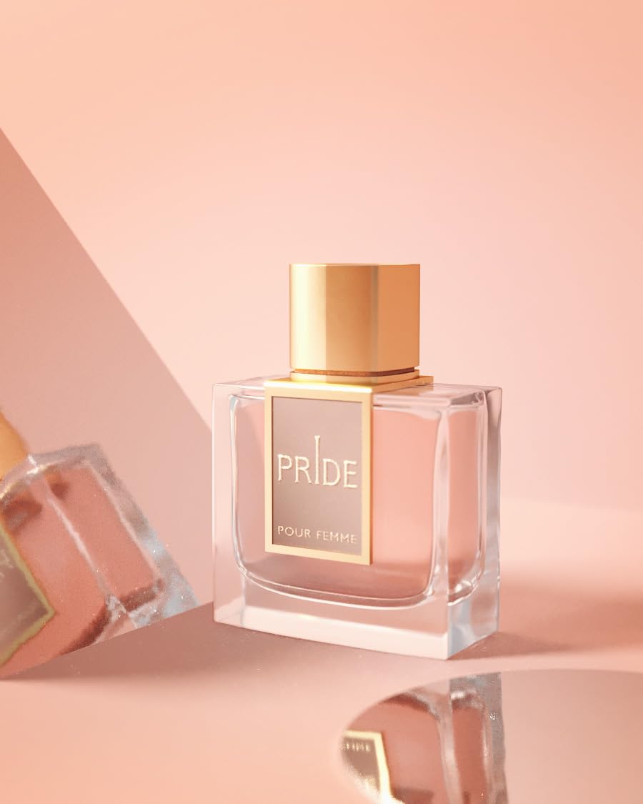 Rue Broca Pride Pour Femme Eau de Parfum For Women, 3.4 Fl. Oz – Elegant French Fragrance for Women, Long-Lasting Fruity Floral Scent with Green Apple, Jasmine, and Vanilla