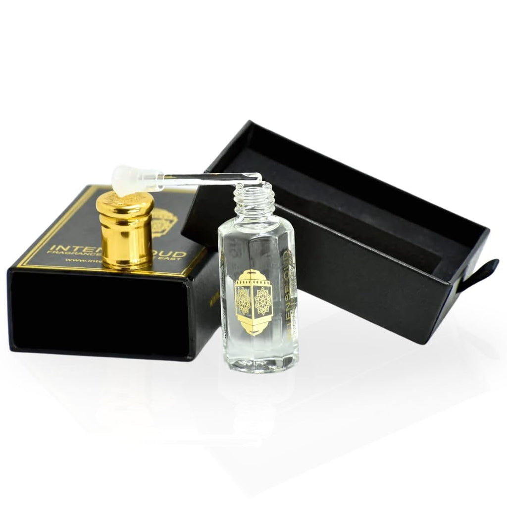 INTENSE OUD Tasfiq Long Lasting Arabian Perfume Oils for Women 12ML (0.40 OZ) Fragrance Oil With Fruity & Woody Notes – Concentrated Perfume Oil & Premium Valentines Day Gift With Black Box
