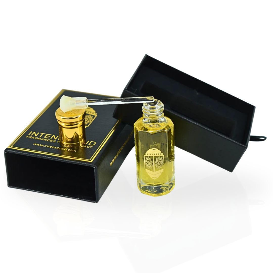 INTENSE OUD Chances Long Lasting Arabian Perfume Oils for Women 12ML (0.40 OZ) Fragrance Oil with Citron, Jasmine & Woody Notes - Premium Concentrated Perfume Oil & Valentines Day Gift With Black Box
