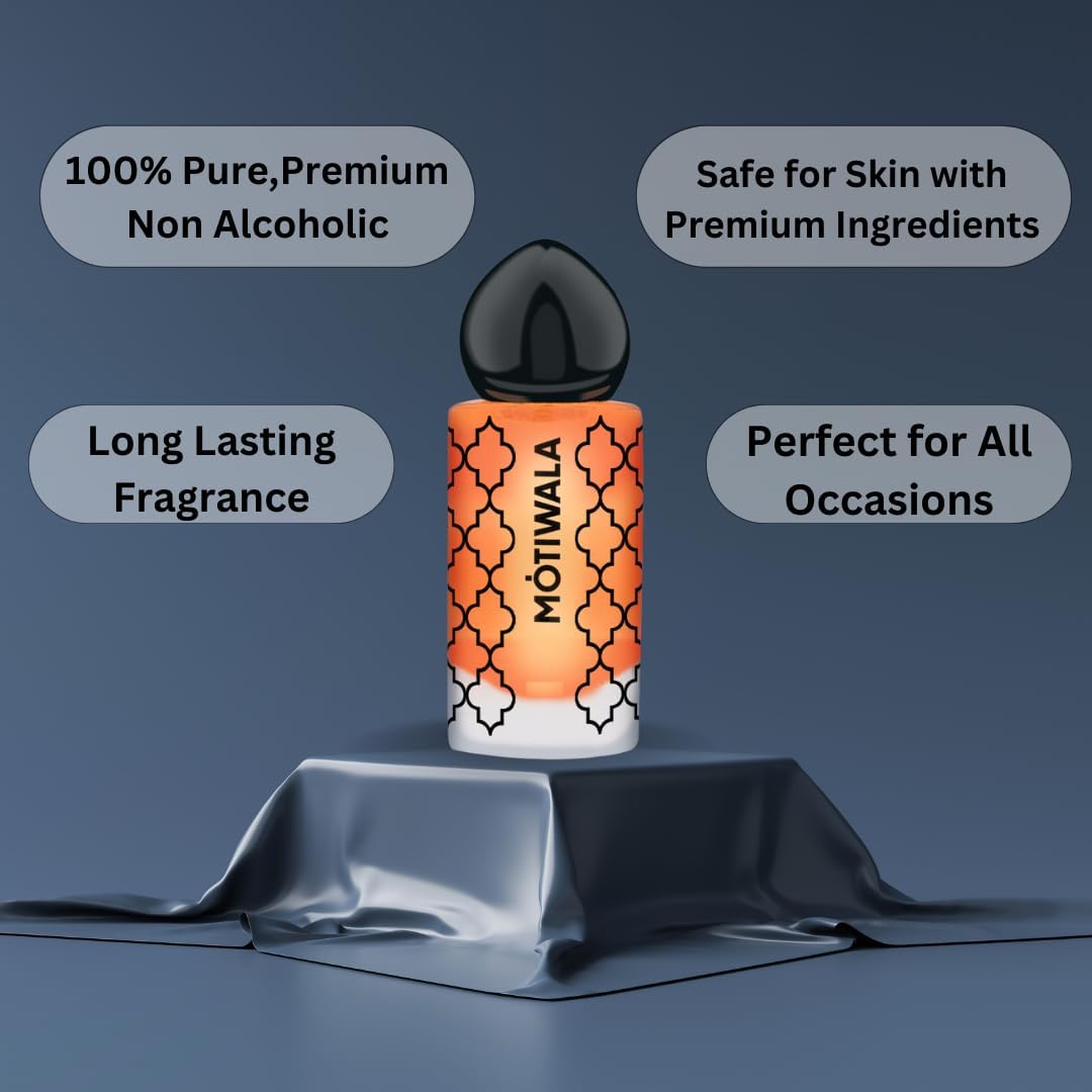 Moti.wala Cologne Attar | Citrus and Aromatic Herbal Notes | Non-Alcoholi.c Roll On | Long Lasting Attar for Men and Women(2 pack)