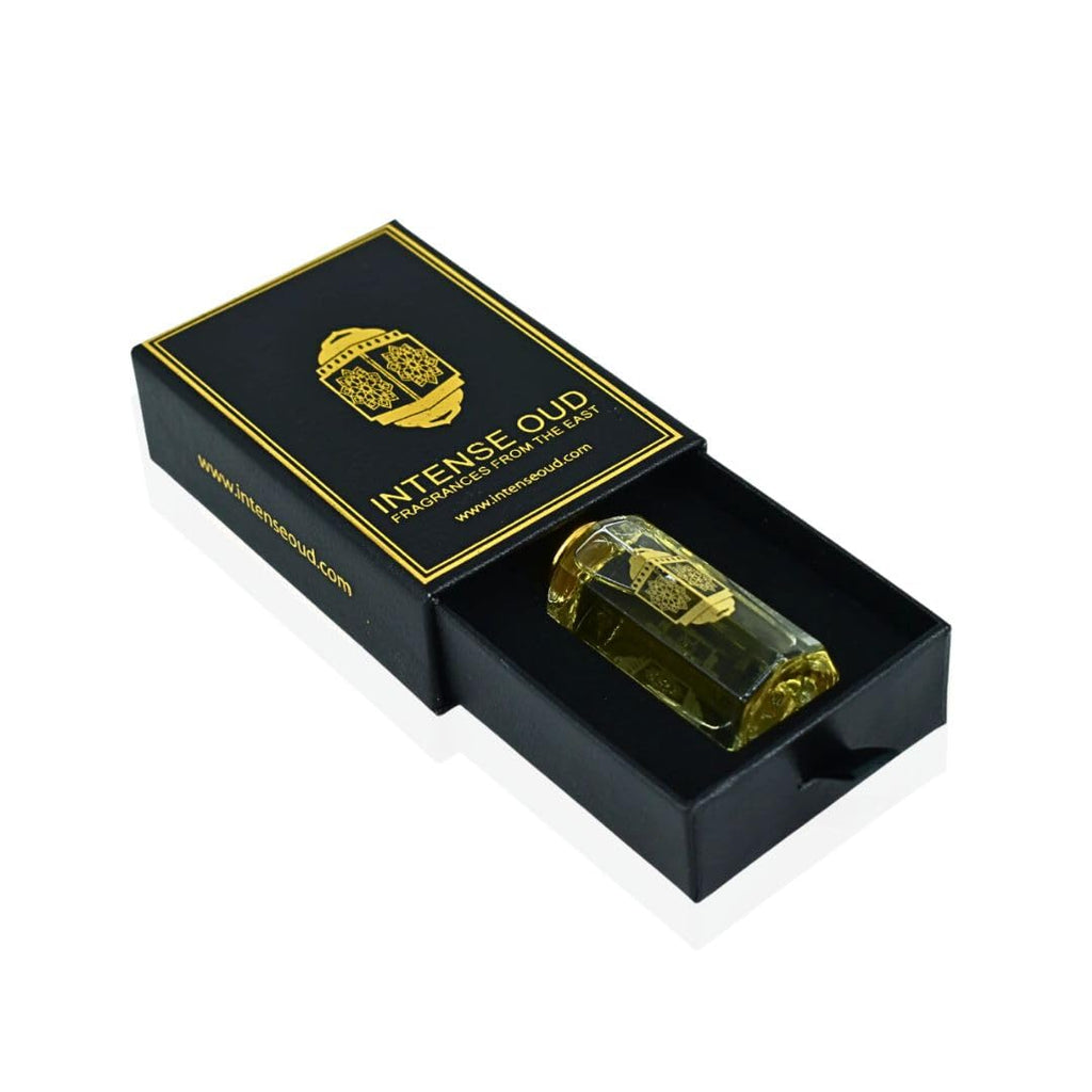 INTENSE OUD Mukhallat Al Najm Arabian Perfume Oils for Women 12ML (0.40 OZ) – Luxurious Fragrance Oil with Rose & Amber Notes – Concentrated Perfume Oil & Valentines Day Gift With Black Box