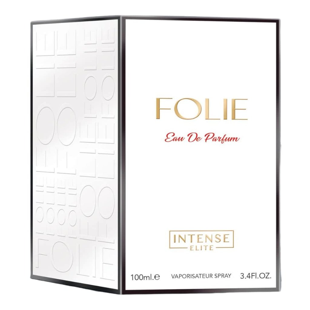 INTENSE ELITE Folie Eau De Parfum for Women 100ML (3.4Oz) Arabian Perfumes for women With Saffron & Red Fruits Notes Long Lasting Perfume for Women