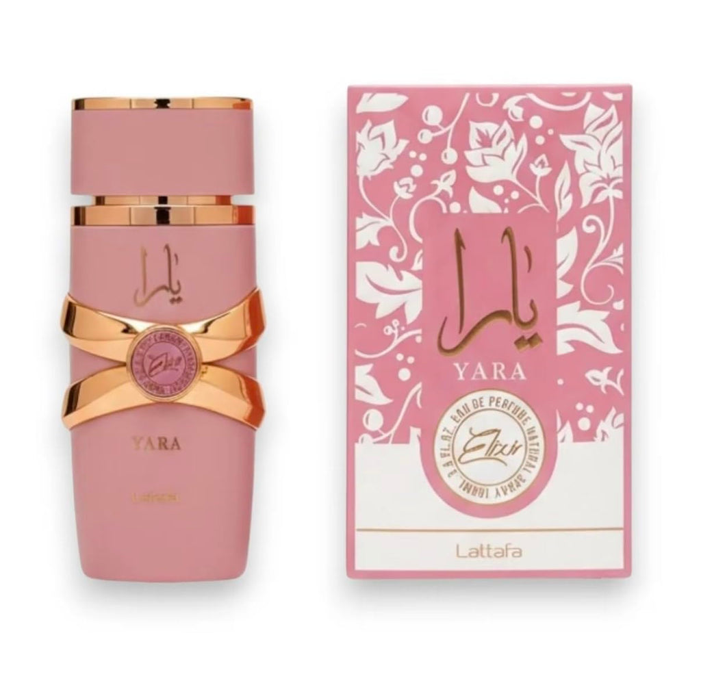 Lattafa Yara and Yara Elixir Eau de Parfum Bundle for Women – Fresh Floral Perfume Set, 2 × 100ml