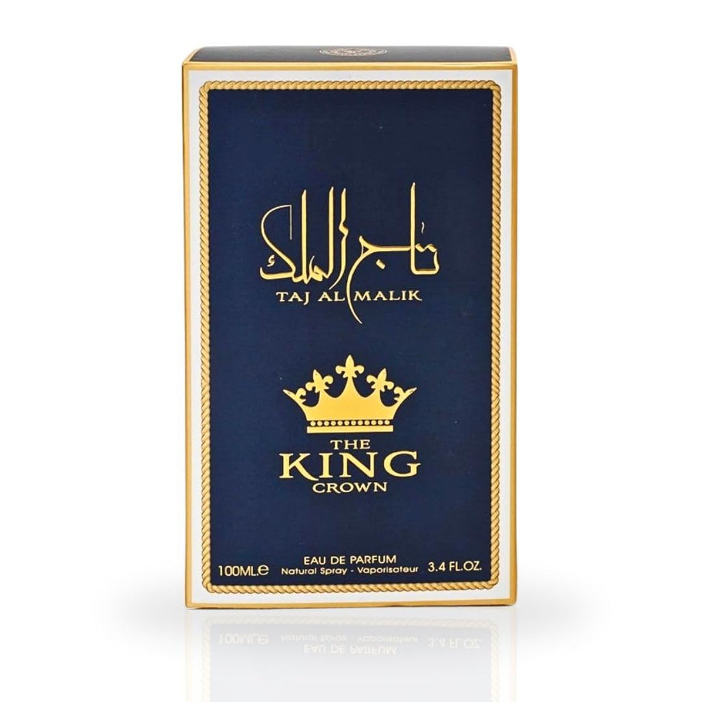 Ard Al Zaafaran Taj Al Malik Eau De Parfum Men Spray 100ML (3.4 OZ) Arabian Perfume for Men Luxurious & Captivating Fragrance Long Lasting Perfume For Men Experience The Warm Spicy & Floral Fragrance