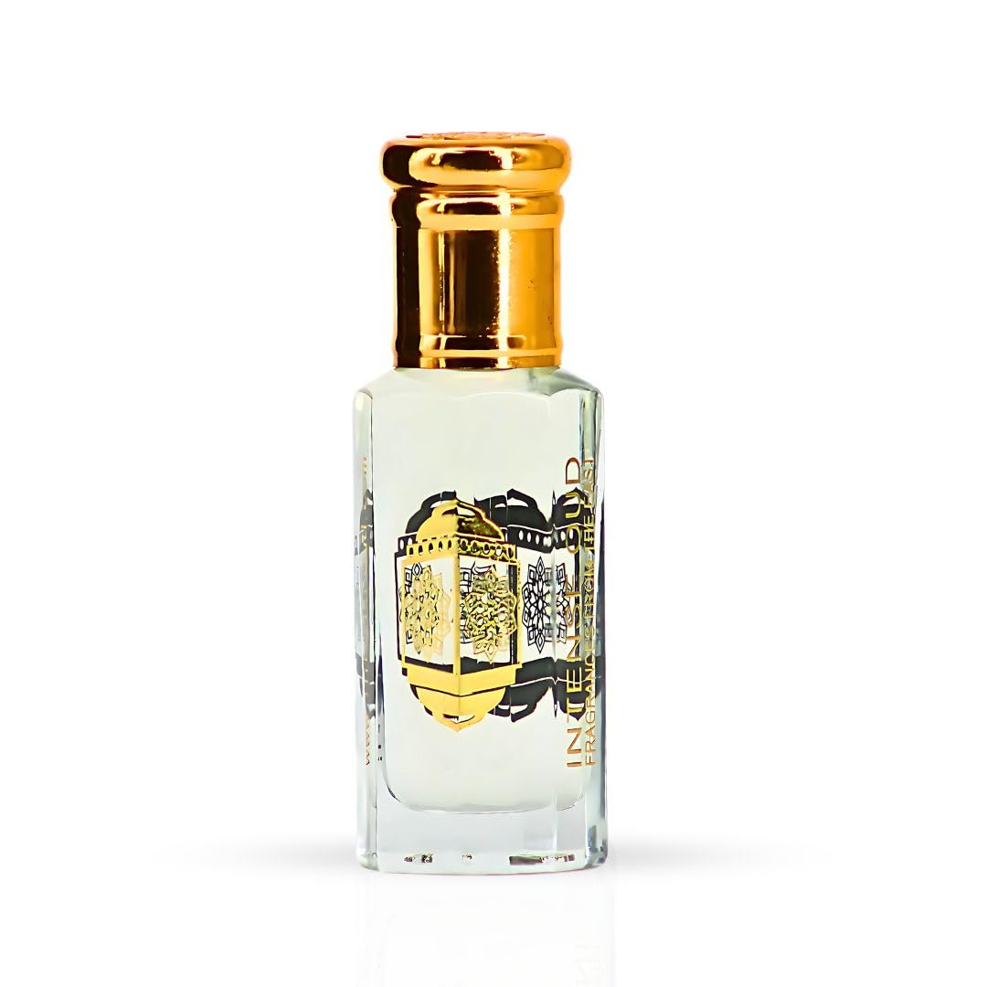 INTENSE OUD Blush Long Lasting Arabian Perfume Oils for Women 12ML (0.40 OZ) Fragrance Oil with Citrus, Floral & Vanilla Notes - Concentrated Perfume Oil & Premium Valentines Day Gift With Black Box