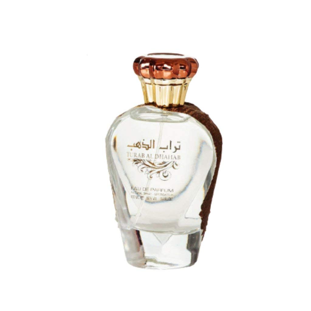 Ard Al Zaafaran Turab Al Dhahab for Women EDP - Eau De Parfum 100ML (3.4oz) | Arabian Perfumery | Warm & Sunny Blend, Coconut, & White Musk | Everyday Essential