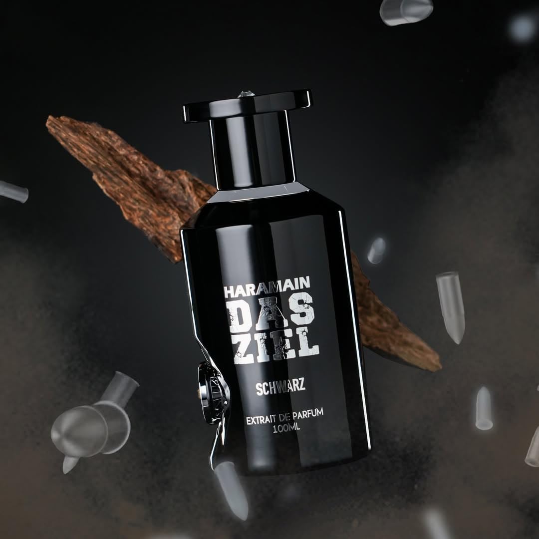 Al Haramain Das Ziel Glanz - Amber Perfume - Extrait De Parfum with Citrus, Jasmine, and Oak Moss - Long Lasting Perfume for Women and Men - 3.33 oz