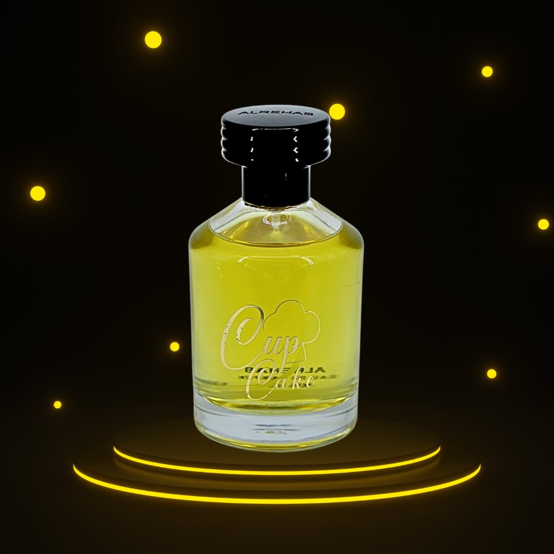 Al-Rehab Cupcake Eau De Parfum For Women 100ML (3.4 OZ) - A Sweet & Cozy Scent, Long Lasting Arabian Perfumes For Women With Citrus, Amber & Vanilla Notes - Elegant Womens Perfume for Everyday Wear