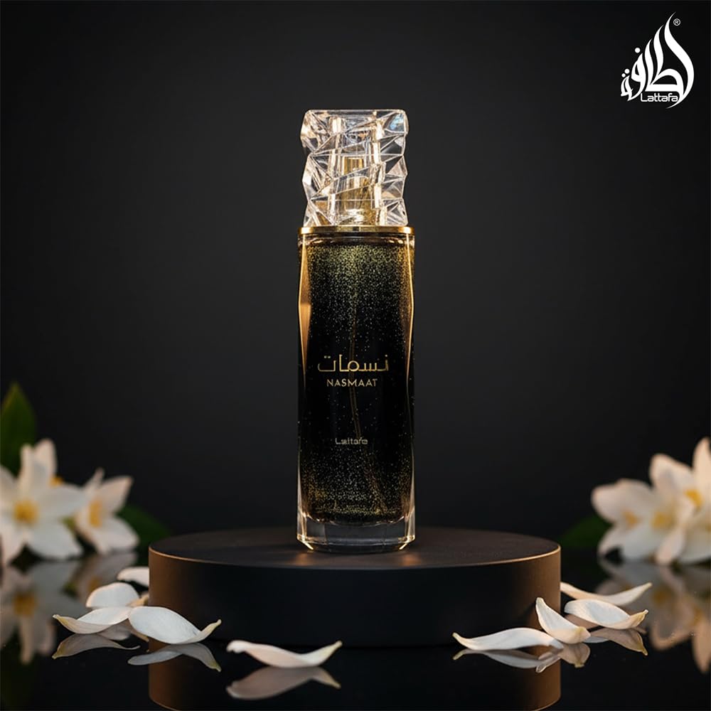 Lattafa Nasmaat – Fruity, Floral, Gourmand, Woody – Eau de Parfum Spray Long-Lasting Fragrance for Unisex, 3.4 Ounce / 100 ml