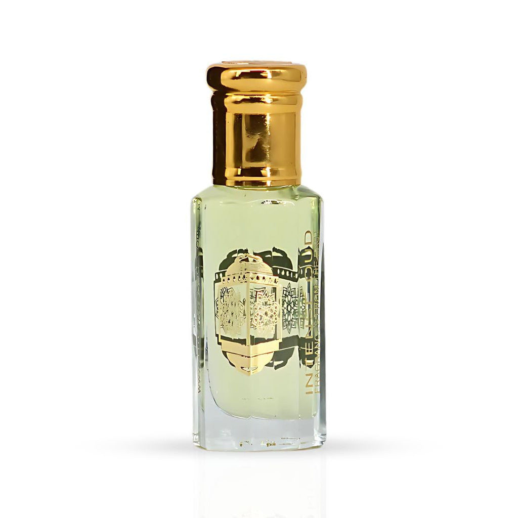 INTENSE OUD Attar Al Ishq Long Lasting Arabian Perfume Oils for Women 12ML (0.40 OZ) Fragrance Oil with Rose, Warm Amber & Bold Oud - Concentrated Perfume Oil & Valentines Day Gift With Black Box