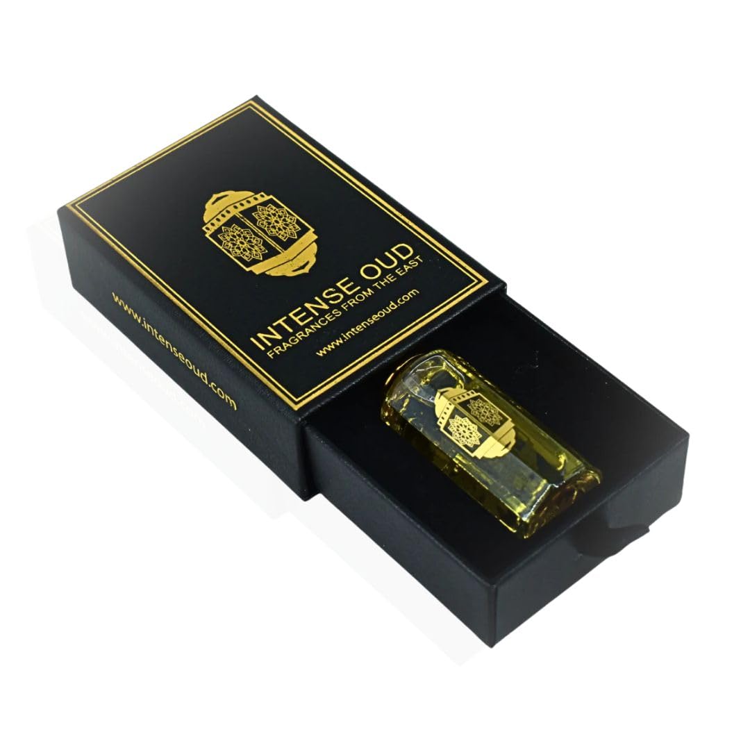 INTENSE OUD Chances Long Lasting Arabian Perfume Oils for Women 12ML (0.40 OZ) Fragrance Oil with Citron, Jasmine & Woody Notes - Premium Concentrated Perfume Oil & Valentines Day Gift With Black Box