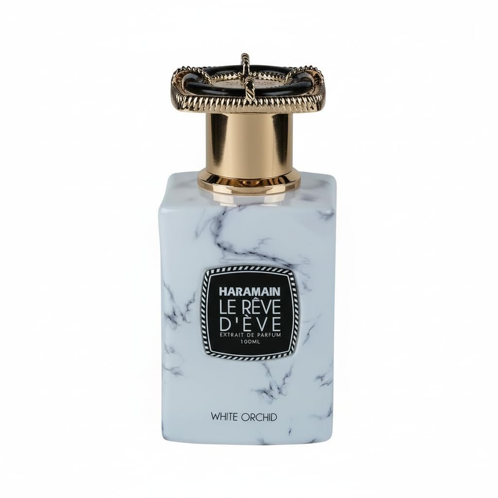 Le Reve Deve White Orchid by Al Haramain for Women - 3.33 oz Extrait De Parfum Spray