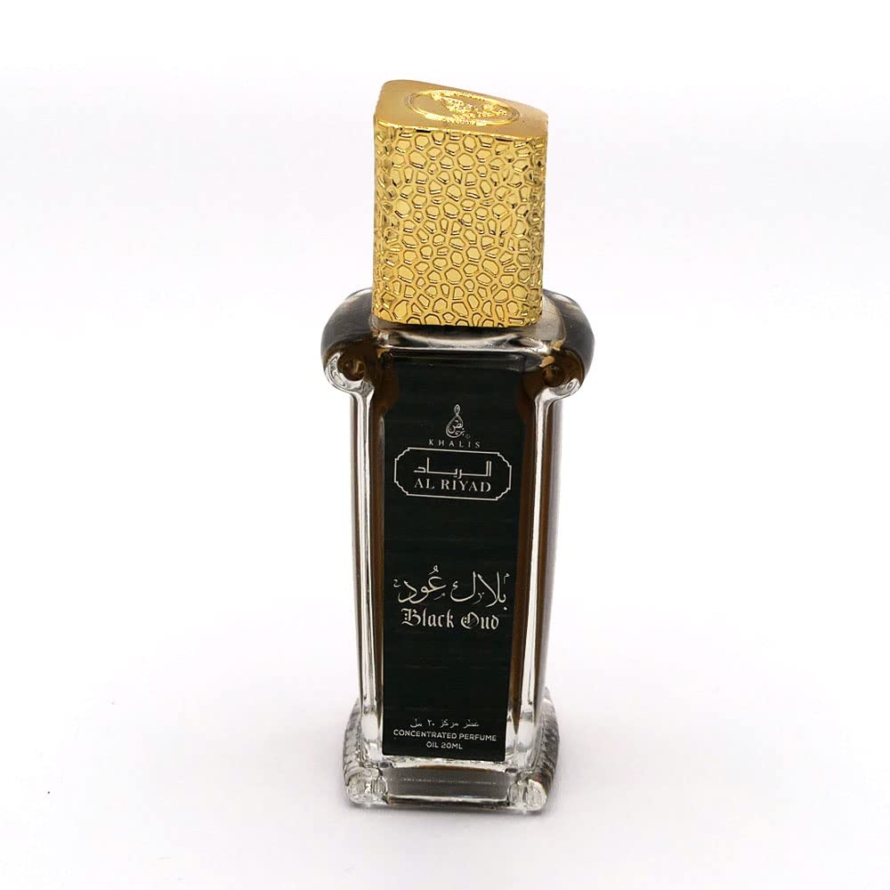 Maison d'Orient BLACK OUD 20 mL Perfume Roll On, Alcohol-Free Arabian Fragrance. AL RIYAD Perfumes Arabes de Hombre Original. Carry On Essentials & Purse Accessories