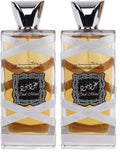 Lattafa Oud Mood Reminiscence for Unisex Eau de Parfum Spray, 3.4 Ounce (Pack of 2)