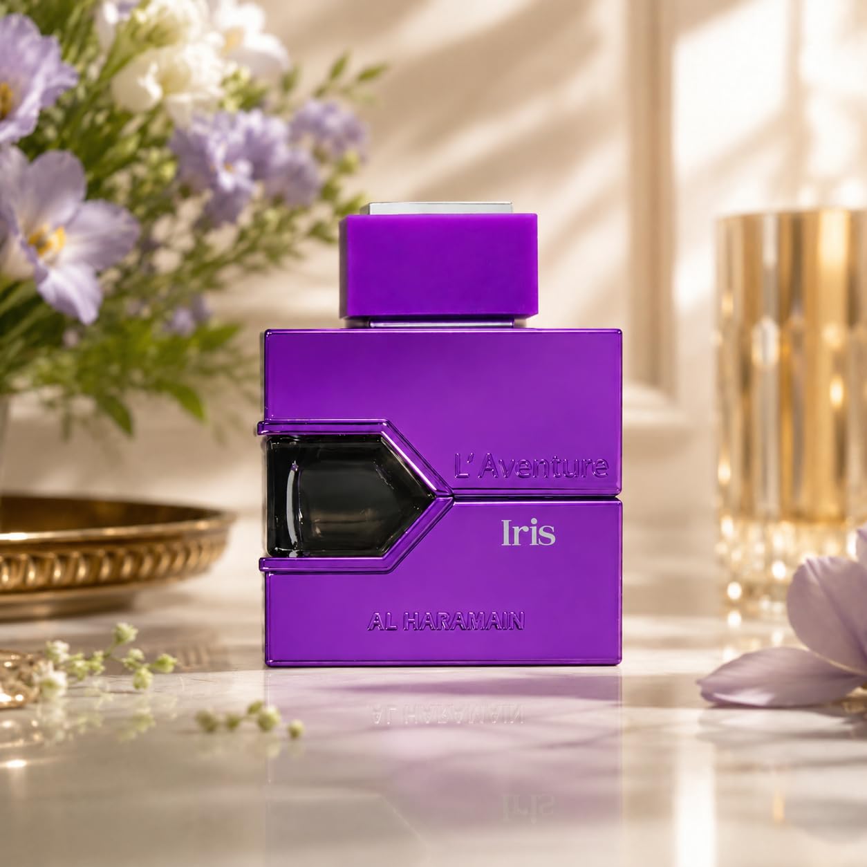 Al Haramain L'Aventure Iris Extrait De Parfum Spray for Women, 3.4 Ounce