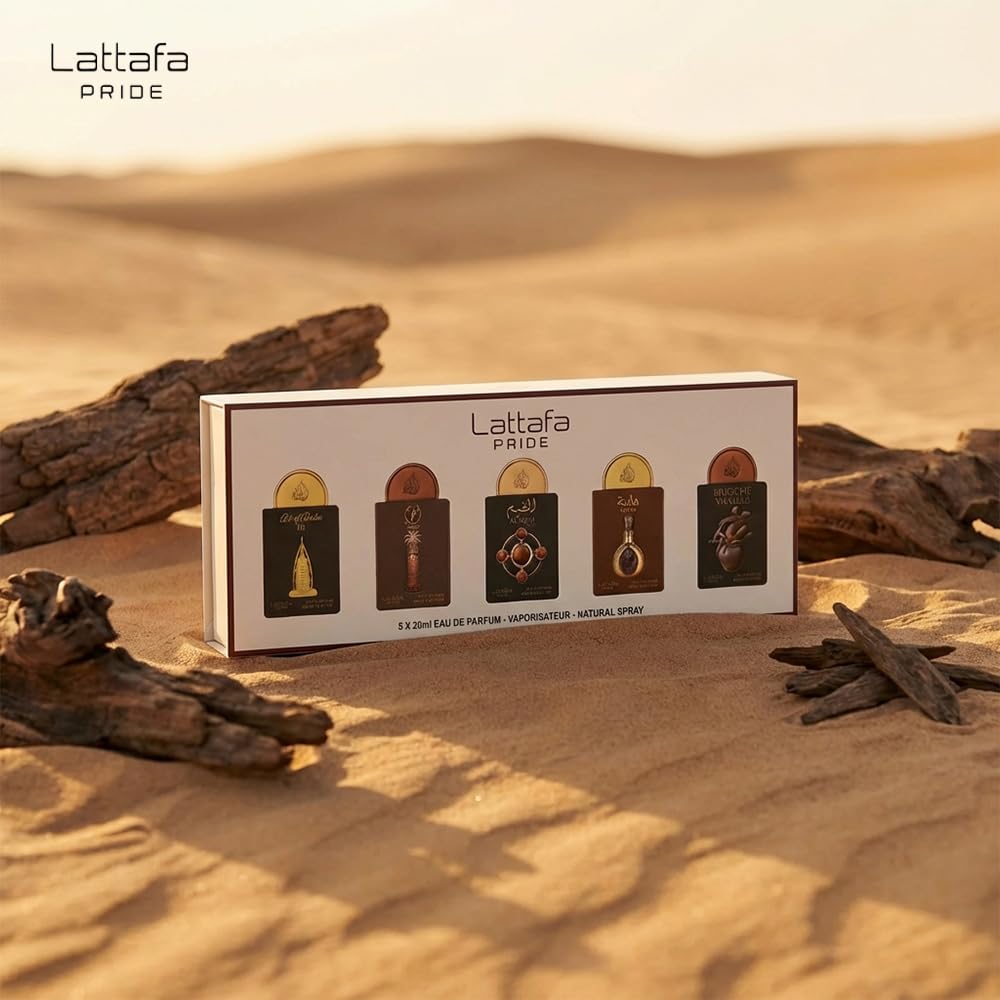 Lattafa Giftset Collection Eau De Parfum | Musk, Amber, Woody, Fruity | Long-Lasting Perfume Fragrance
