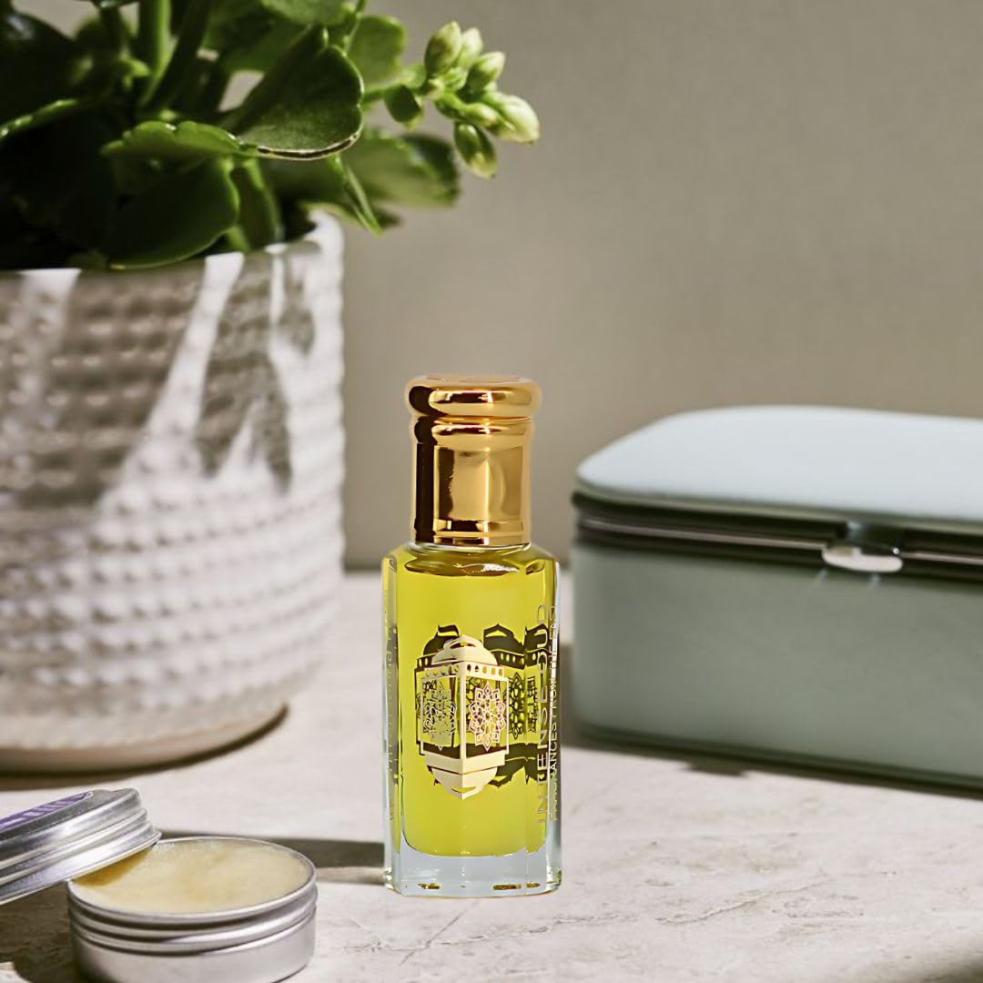 INTENSE OUD Chances Long Lasting Arabian Perfume Oils for Women 12ML (0.40 OZ) Fragrance Oil with Citron, Jasmine & Woody Notes - Premium Concentrated Perfume Oil & Valentines Day Gift With Black Box