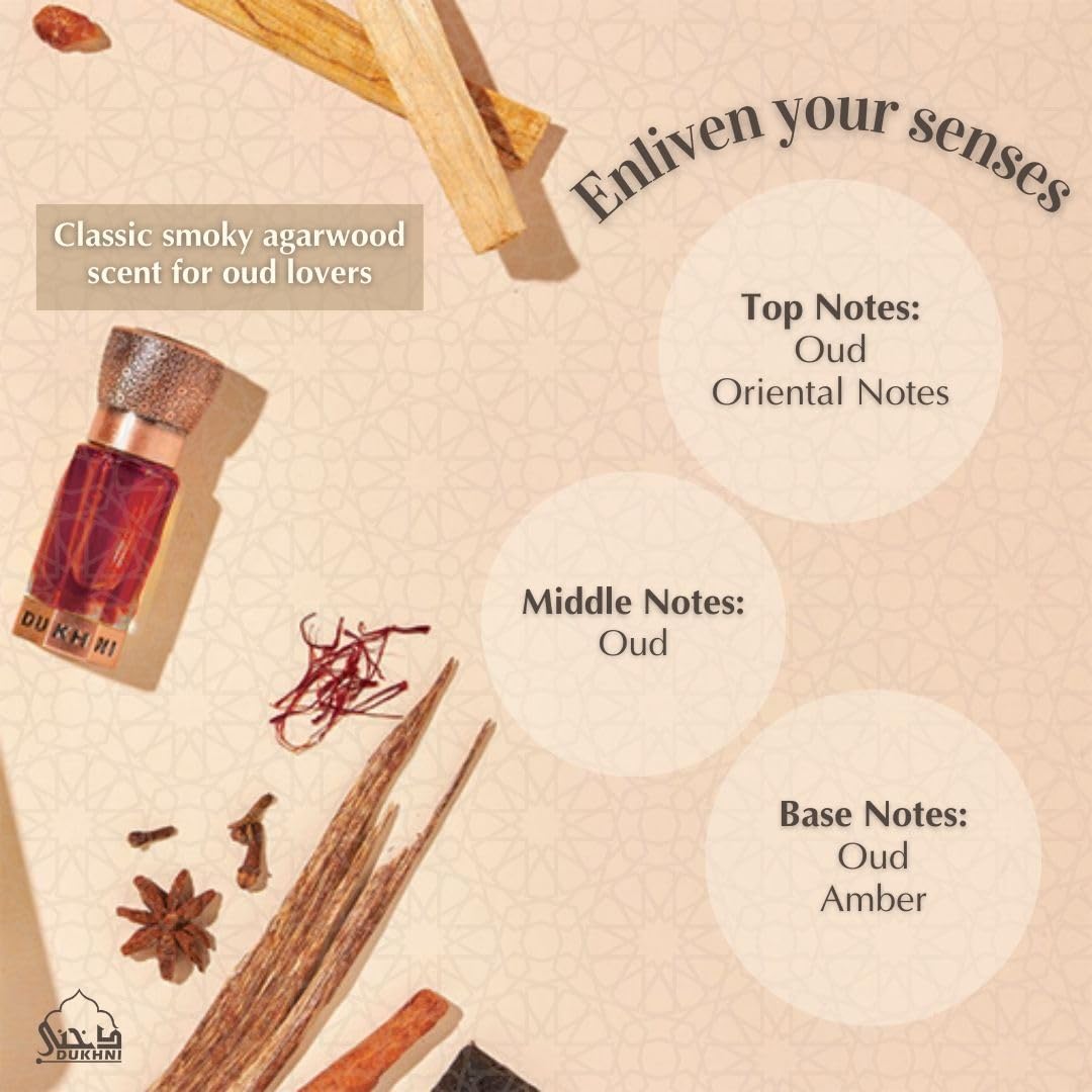 The Connoisseur's Oud – Authentic Arabic Attar Oil 6ml