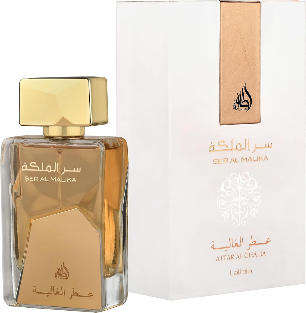 Lattafa Ser Al Malika for Women Eau de Parfum Spray, 3.4 Ounce / 100 ml