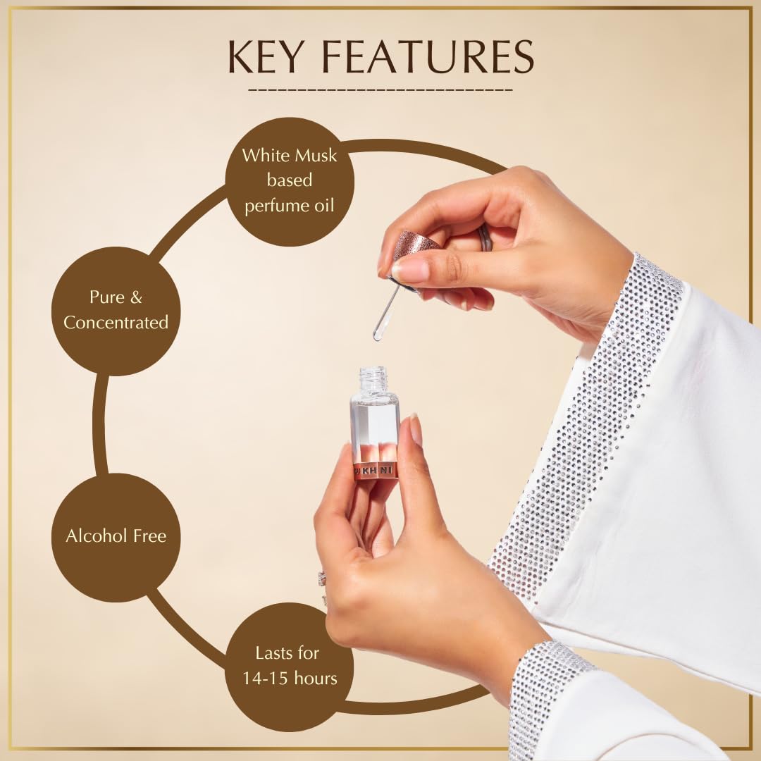 Silky White Musk – Dukhni Misk Rijali Attar Oil 6ml