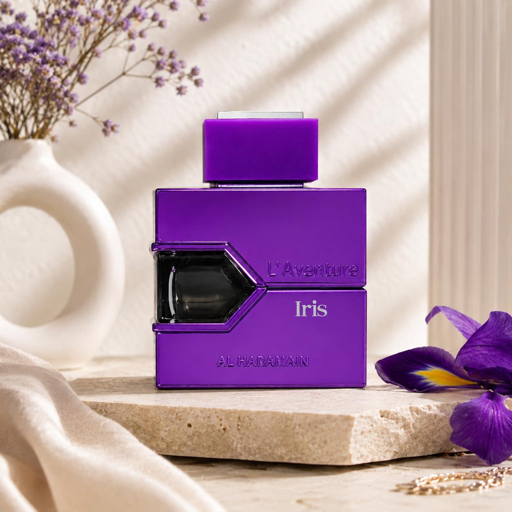 Al Haramain L'Aventure Iris Extrait De Parfum Spray for Women, 3.4 Ounce