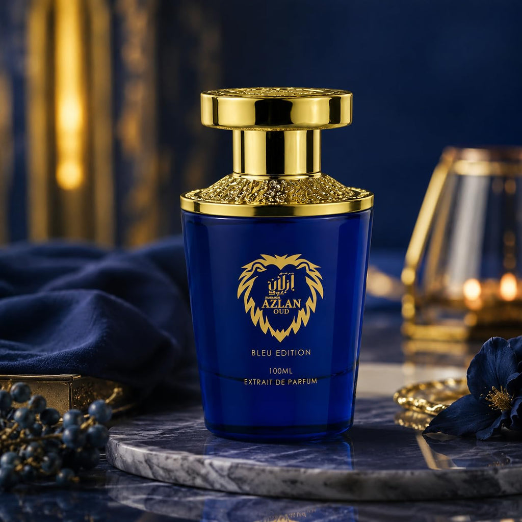 Al Haramain Azlan Oud Bleu Edition For Unisex Extrait De Parfum Spray, 3.4 Ounce